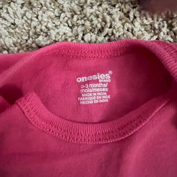 Baby Girl Cupcake & Donut Onesie Set - Pink, Mint, White set of 5 size 0-3m - Picture 6 of 11